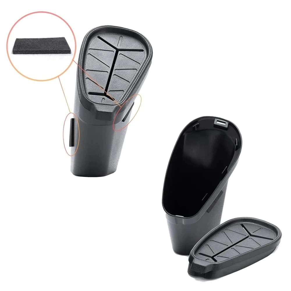 Car Front Side Door Garbage Can Bin for Tesla Model 3 Highland 2024 Accessories Side Door Storage Box Organizer 2pcs