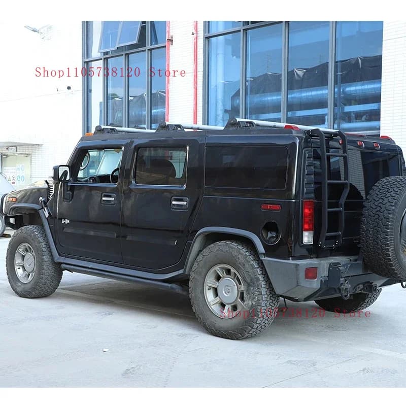 High Quality Aluminum Heavy Rear Taiate Ladder -Rust Foldle Pc Fit H SUV External Exterior Climbing Acce