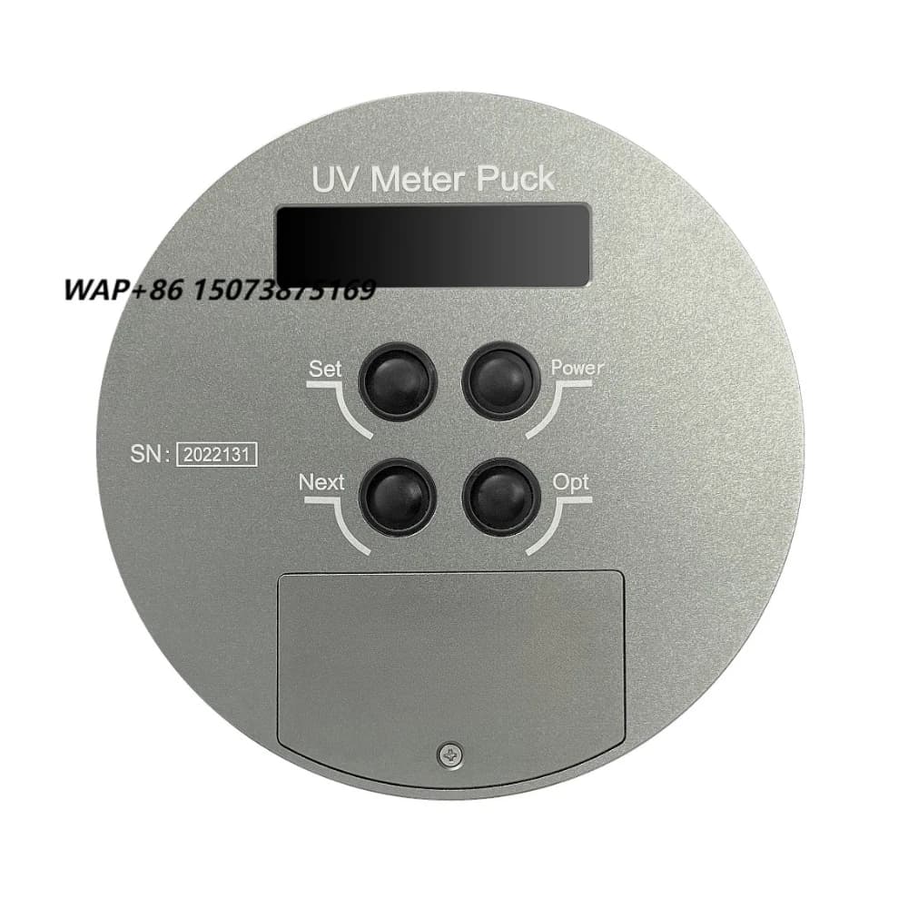 Professional Heightled UV Meter 4-Band OLED Screen Halogen/Gallium Lamps Display 10-5000 MW/cm Irradiance