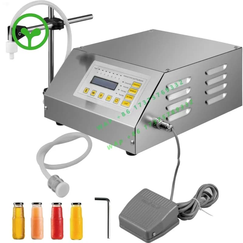 【Premium】SucceBuy Liquid Filling  hine 5-3500 ml GFK160 Digital Control Water Drink Perfume  s Juice Milk Small Bottle Filler