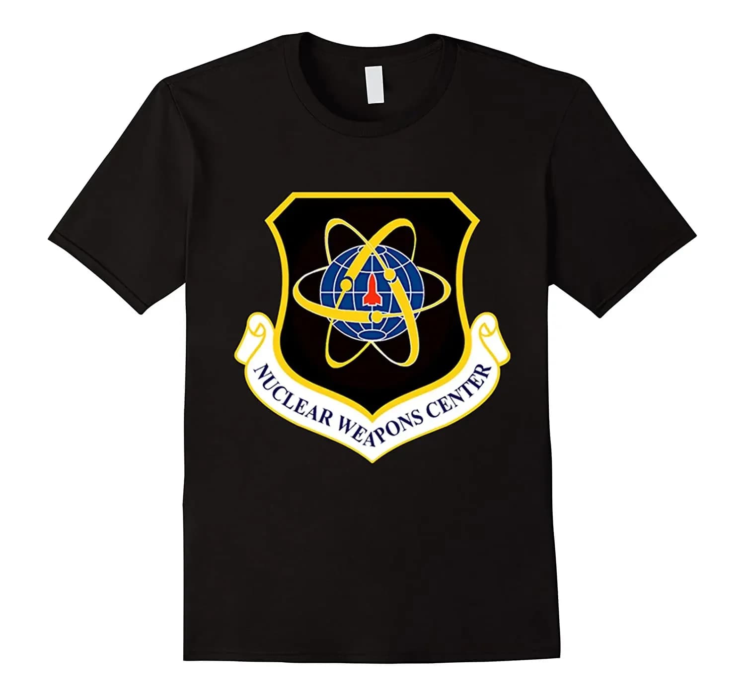 USAF Nuclear Weapons Center Badge Printed T-Shirt. Summer Cotton Short Sleeve O-Neck Mens T Shirt New S-3XL