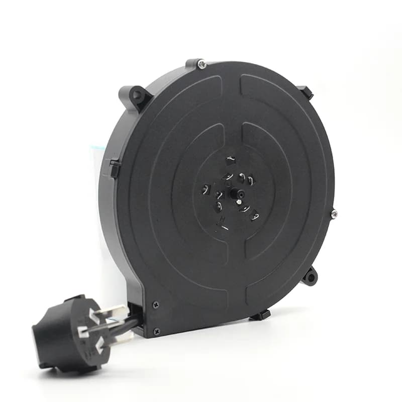 Small spring operated cable reel retractable vacuum cleaner winding machine