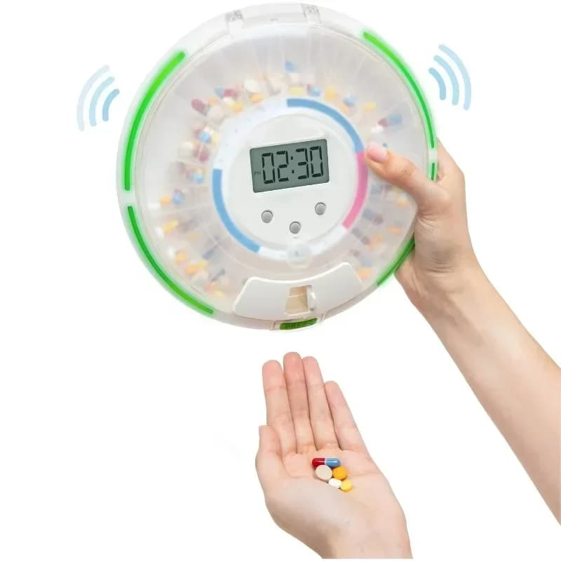 Reminder pill organizer Smart electronic automatic pill dispenser with lock