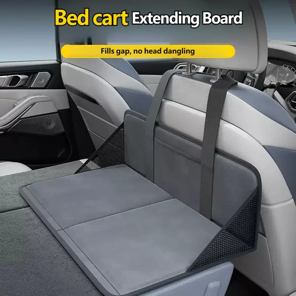 Car Bed Extension Plate, Head Guard, Single Rear Seat Extender, SUV Trunk Car Bed, Rear Seat Extended Board for Car Camping