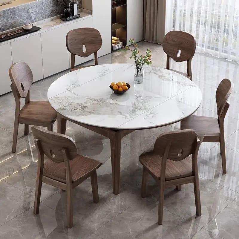 Style Items Dining Tables Chairs Space Decorations Expandable Modern Dining Tables Luxury Nordic Mesas Comedor Furniture Home