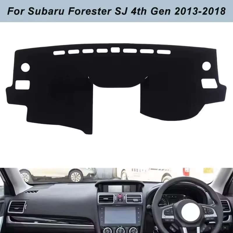 Dashboard Cover Dash Mat For Subaru Forester SJ 4th Gen 2013-2018 Anti-Glare Non-Slip Sun Shade Interior Protector