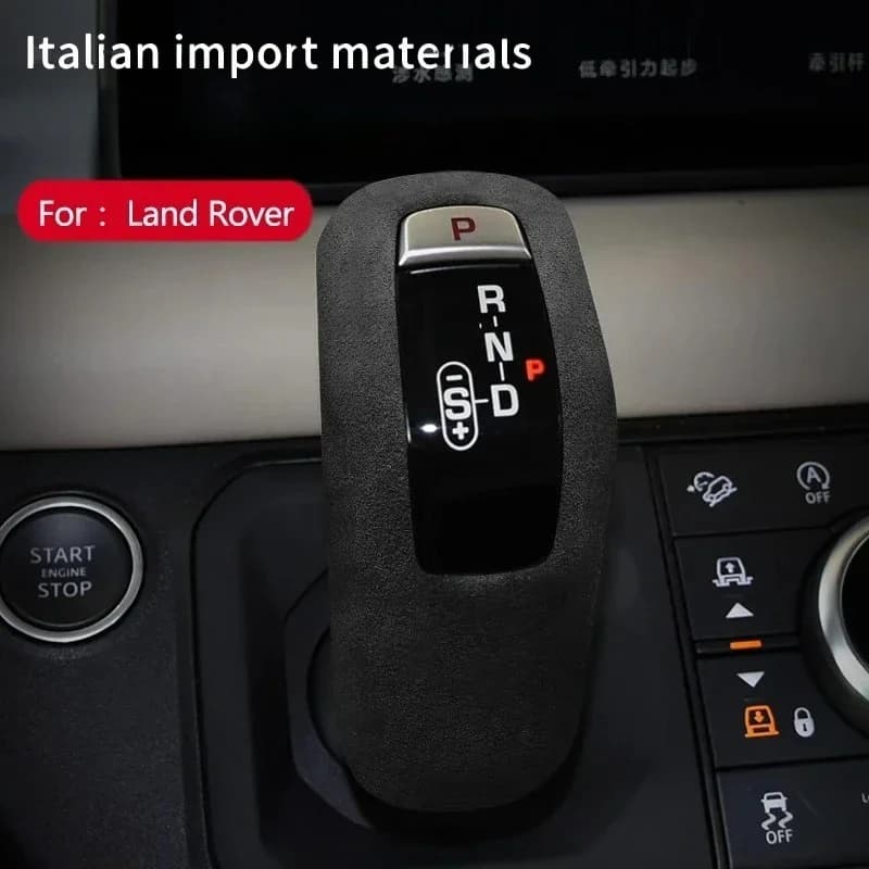 Suede Wrap For Land Rover Defender L663 90 110 2020 2021 2022 2023 Gear Shift Knob Cover Sticker Interior Accessories