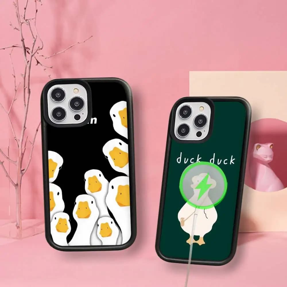 Beautiful Duck For Magsafe Magnetic Phone Case For IPhone 17 16 15 14 13 12 11 Plus Pro Max PC+TPU Cover