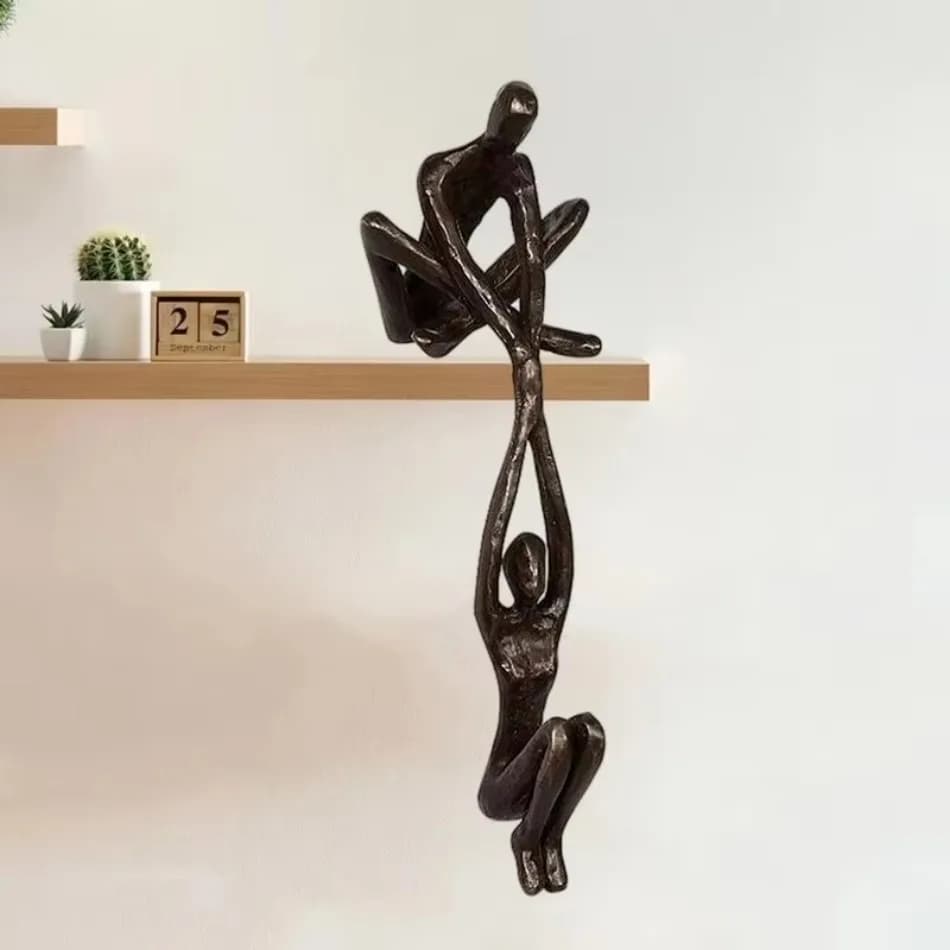 New Dance Handle Bronze Sculpture Resin Ornament Home Decoration Dance Modern Decoration Home Decoration Accessories