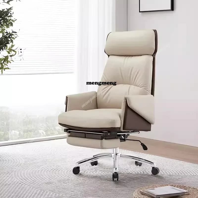 F182 Conference office back chair comfortable sedentary office boss chair rotating office chair