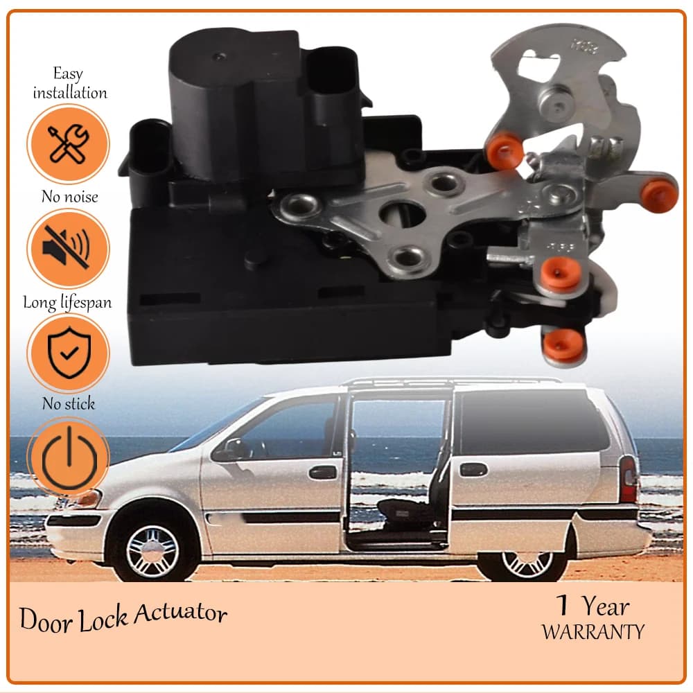 Solid Front Right Door Lock Actuator Motor,Suited For Chevy Venture 3.4L 1997-2005, oem 931-917,16619656,16636574,88981044