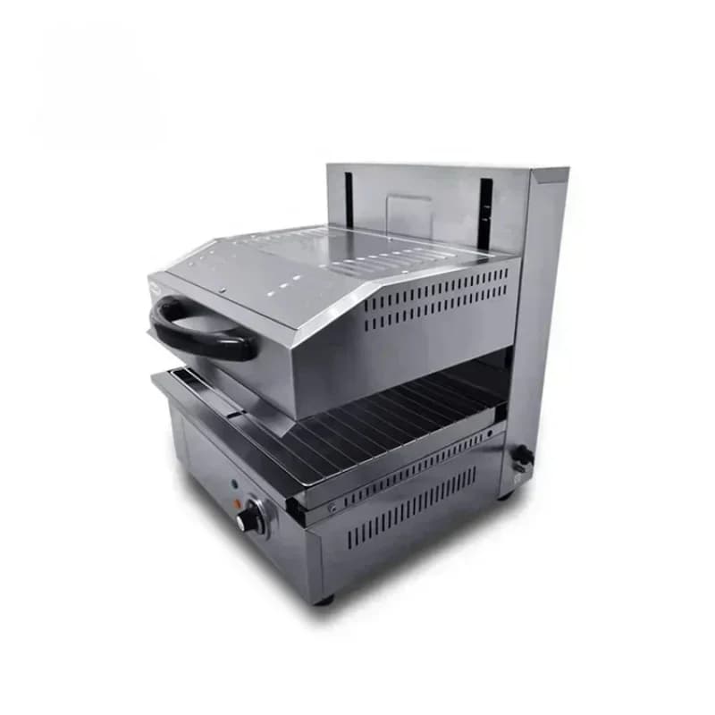 Hot SalCommercial Rtaurant .KW Smokels Oven Barbecue Grill Griddle Stainls Steel Lift-up Salamander