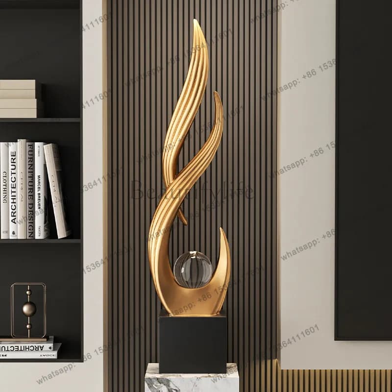 Entrance Decoration Ornaments, The Living Room Is Light and Luxurious,  High-end Office Niche, The TV Cabinet Is on The