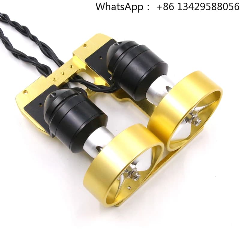 24V Dual Motor Power 9Kg Underwater Thrust Metal Propeller Waterproof Motor KYO-4T-DUAL Metal Propeller With Esc for RC Boat