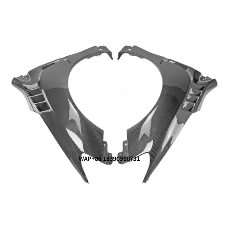 001 Style Carbon Fiber Fibre Bumper Front Side Fender for WRX STI 2014+