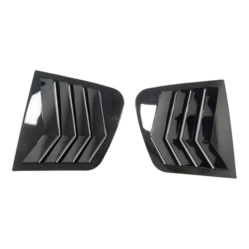 For Kia Sportage KX5 2016 2017 2018 2019 Car Rear Louver Window Side Shutter Cover  Trim Sticker Vent Scoop ABS Carbon Fiber