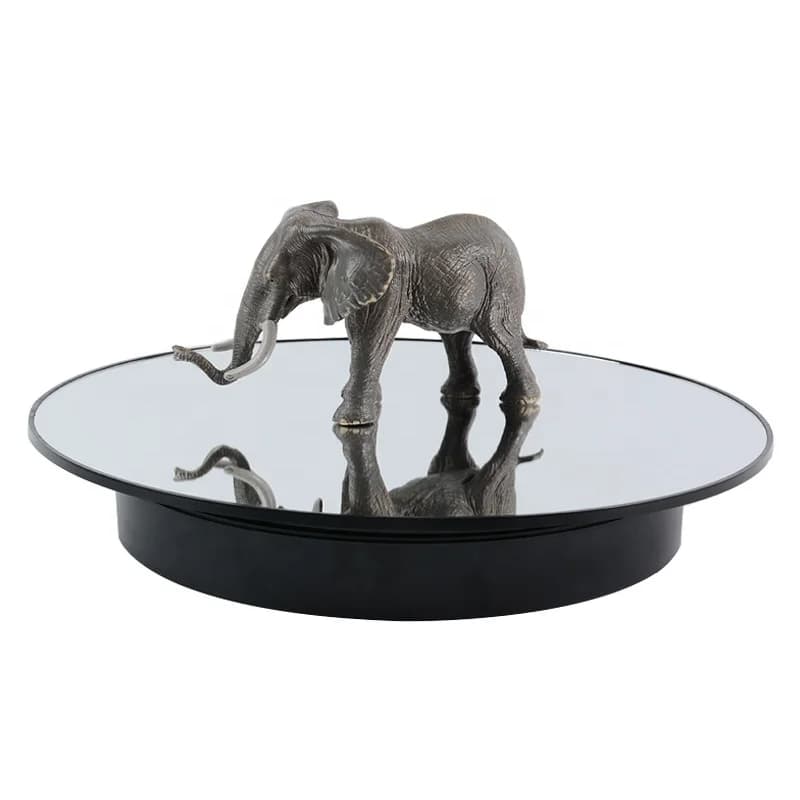 32CM electric rotating turntable anchor live rotating display stand 360 degree video shooting USB display stand