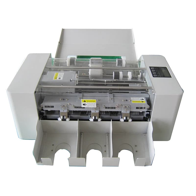 A3 A4 Automatic Electric Paper Cardboard Name Card Business Card Cutter Machine with 3 Columns