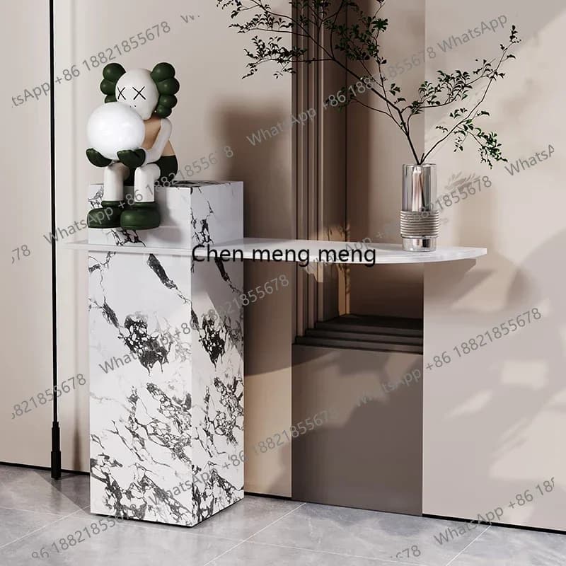 K153  Modern Console Table Midcentry Nordic Lobby Luxury Console Table Hallway Entrance Wohnzimmer Tisch Living Room Furniture