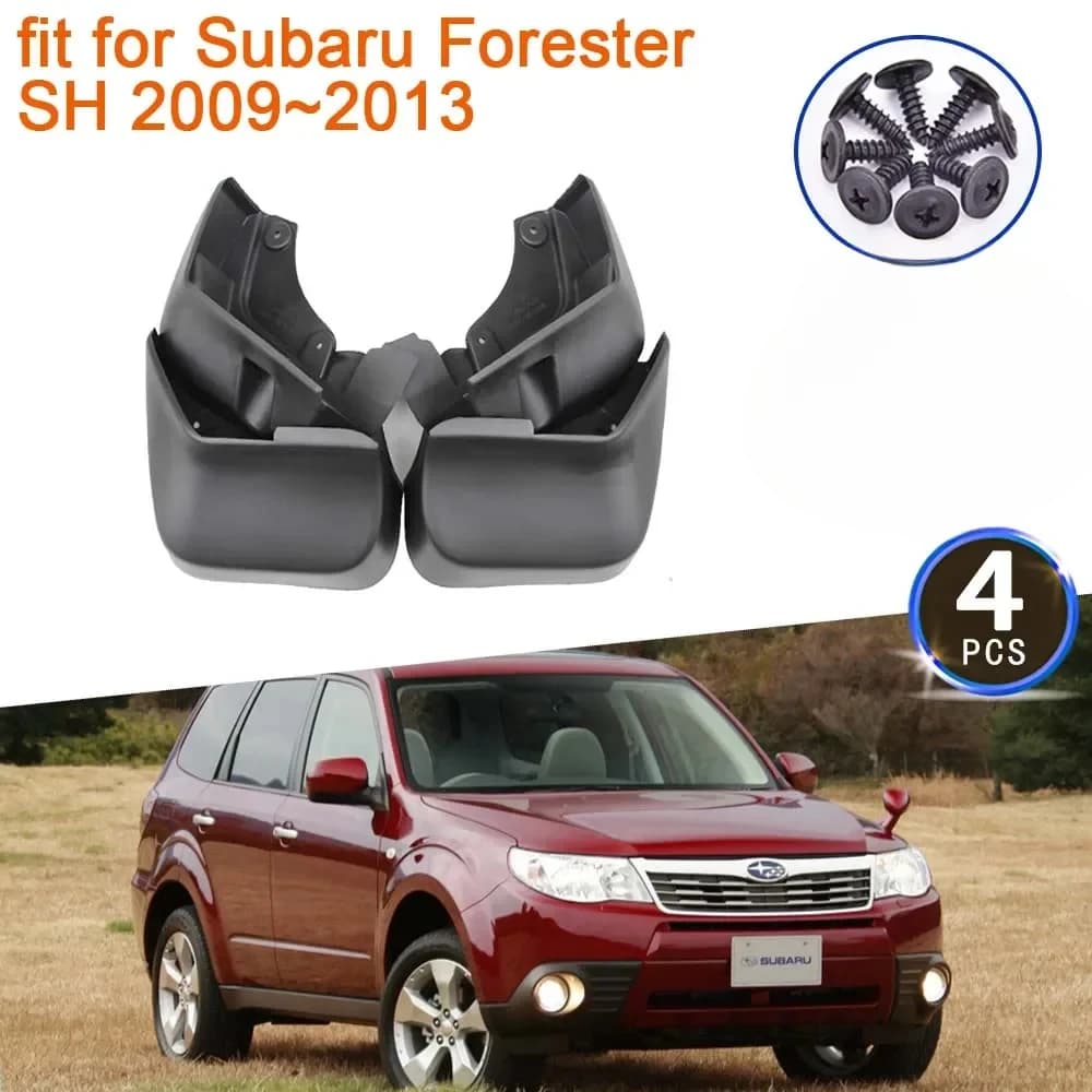 4x for Subaru Forester SH 2009 2010 2011 2012 2013 MudFlap Mudguards Splash Guards Fender Flare Front Rear Wheel Car Accessories