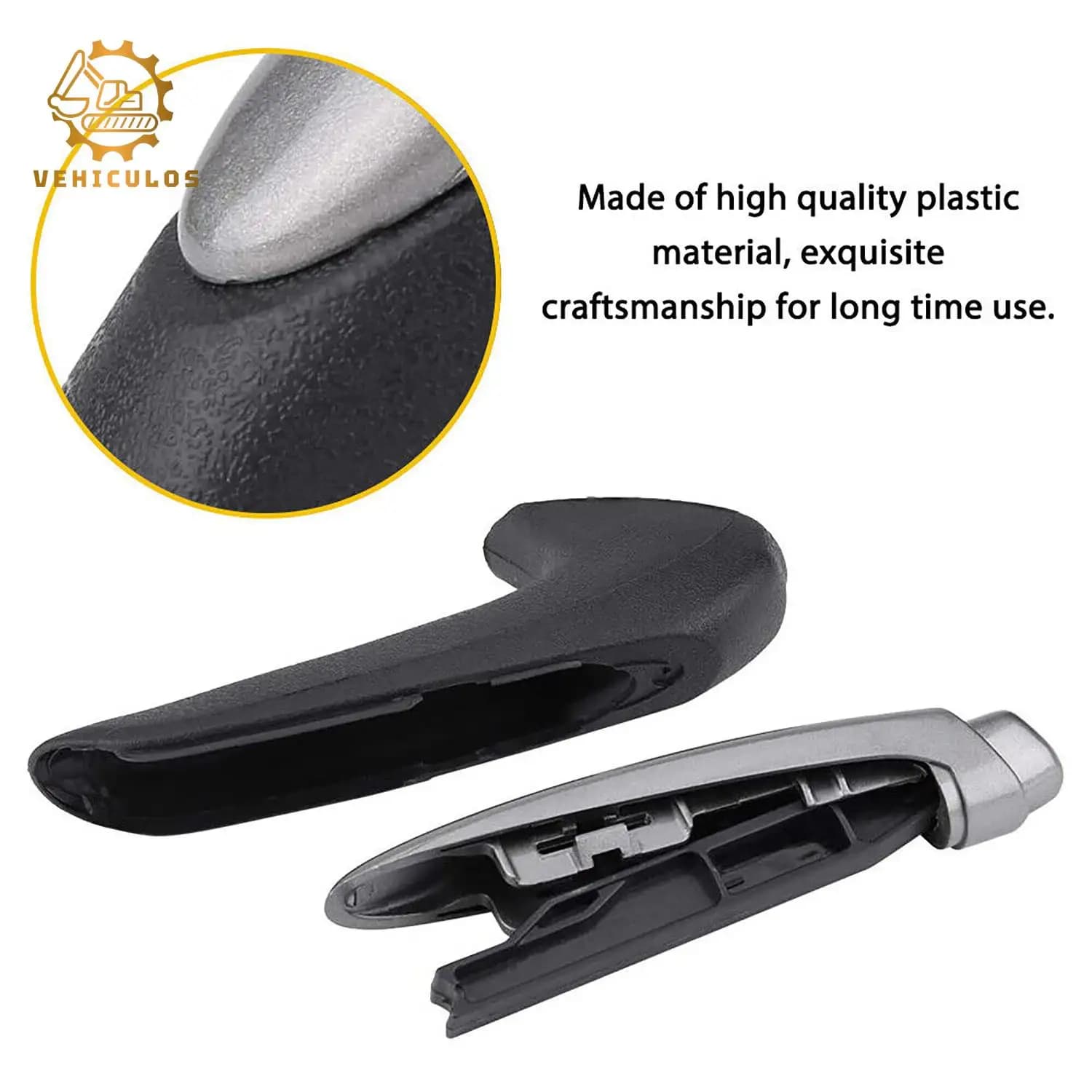 Hand Brake Handle Protect Cover Stick For Honda Civic 2006-2011 Sedan Coupe ABS Black Silver Replacement 47115-SNA-A82Z