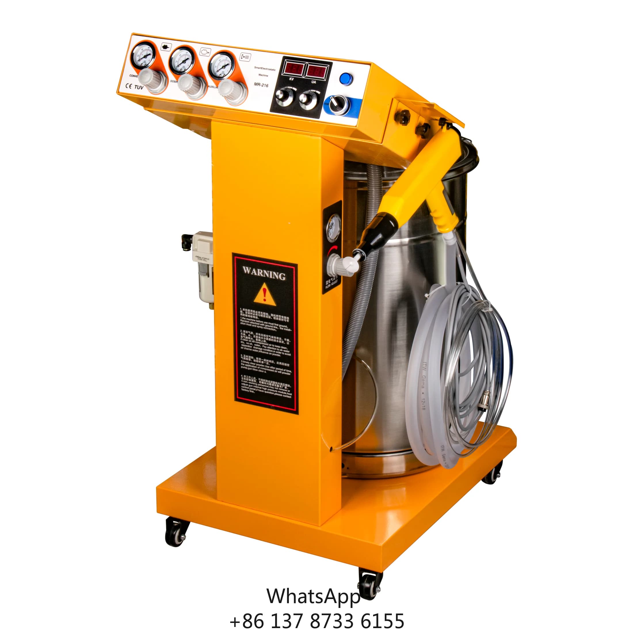 Smart Powder Spray Gun For Metal Paint Coating Machine