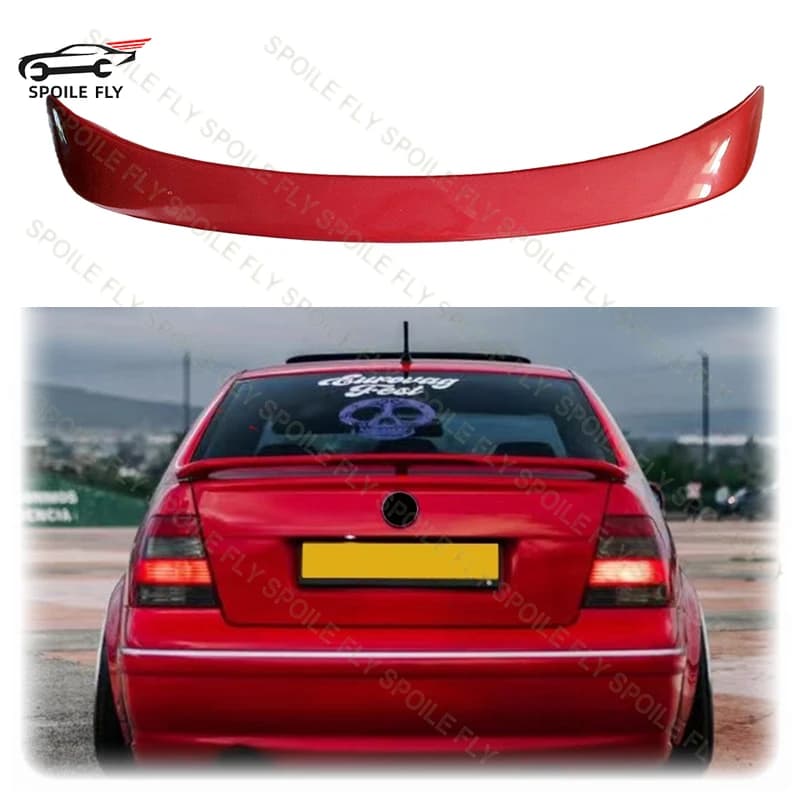 2001 To 2005 High Quality ABS For Volkswagen Bora 1J & Jetta MK4 GLI Style Car Rear Wing With LED Light Spoiler Glossy Black