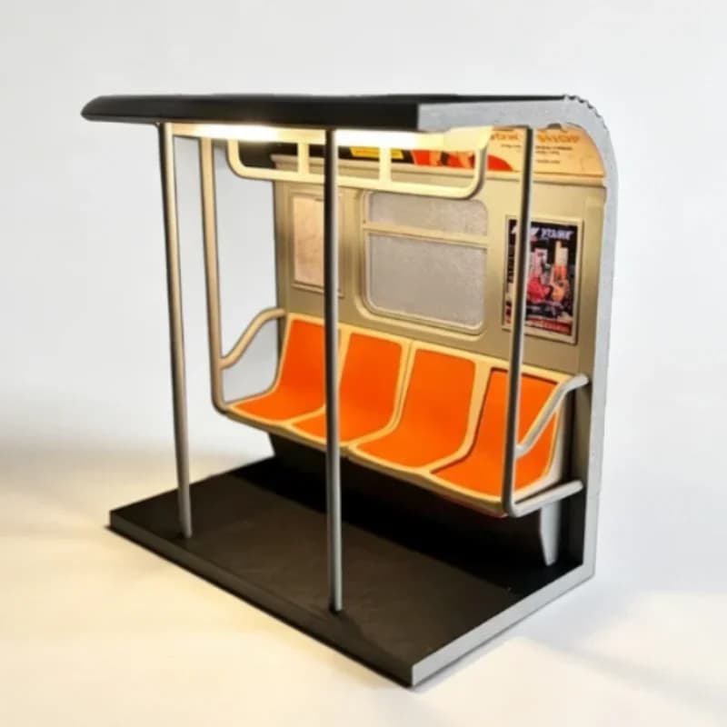 Industrial Subway Carriage Pendant Lamp Creative Metro Train Ceiling Light Chandelier Hanging Fixture for Bedroom Decor