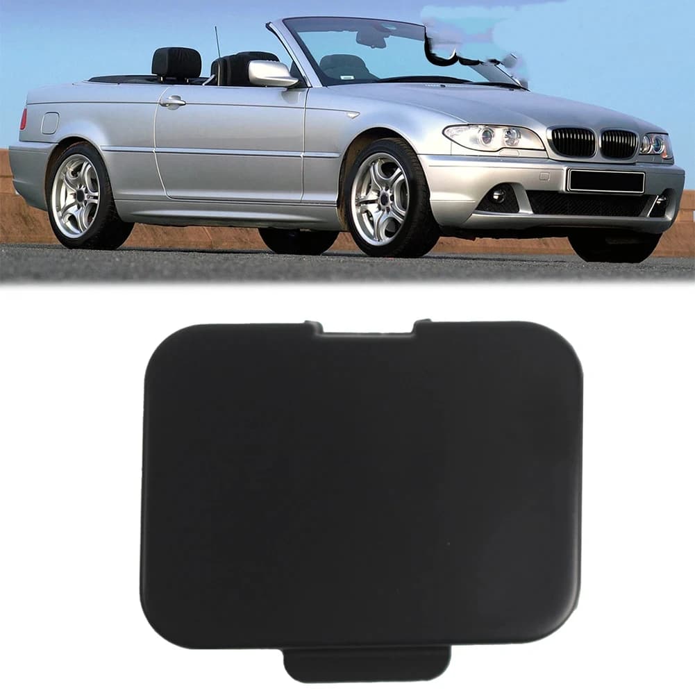 For BMW 3 Series E46 1999 2006 Standard Bumper Car Front Tow Hook Eye Cover Cap Flap Durable Auto Exterior Replacement Accessory