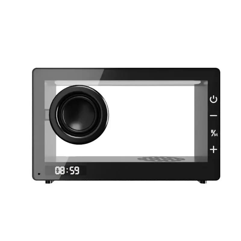 Transparent visual suspension audio Bluetooth computer small outdoor home overweight subwoofer speaker desktop ornament