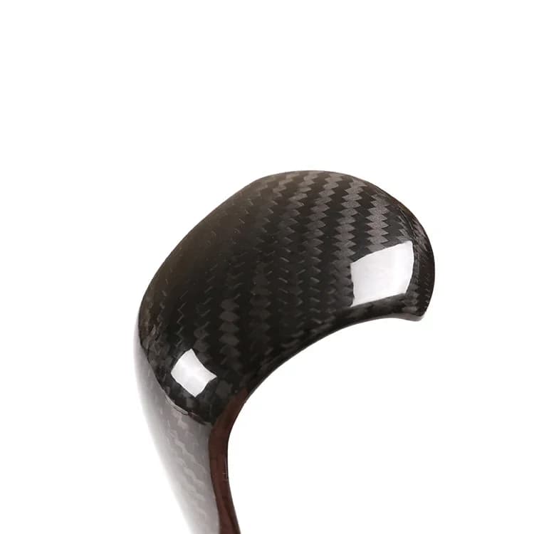 Real carbon fiber car gear knob interior trim cover