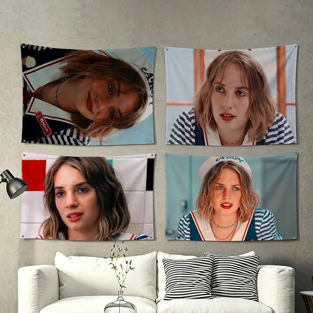 For Maya Hawke  Flags Wall Hanging Tapestry Outdoor Garage Room Decorative flag Background Blanket