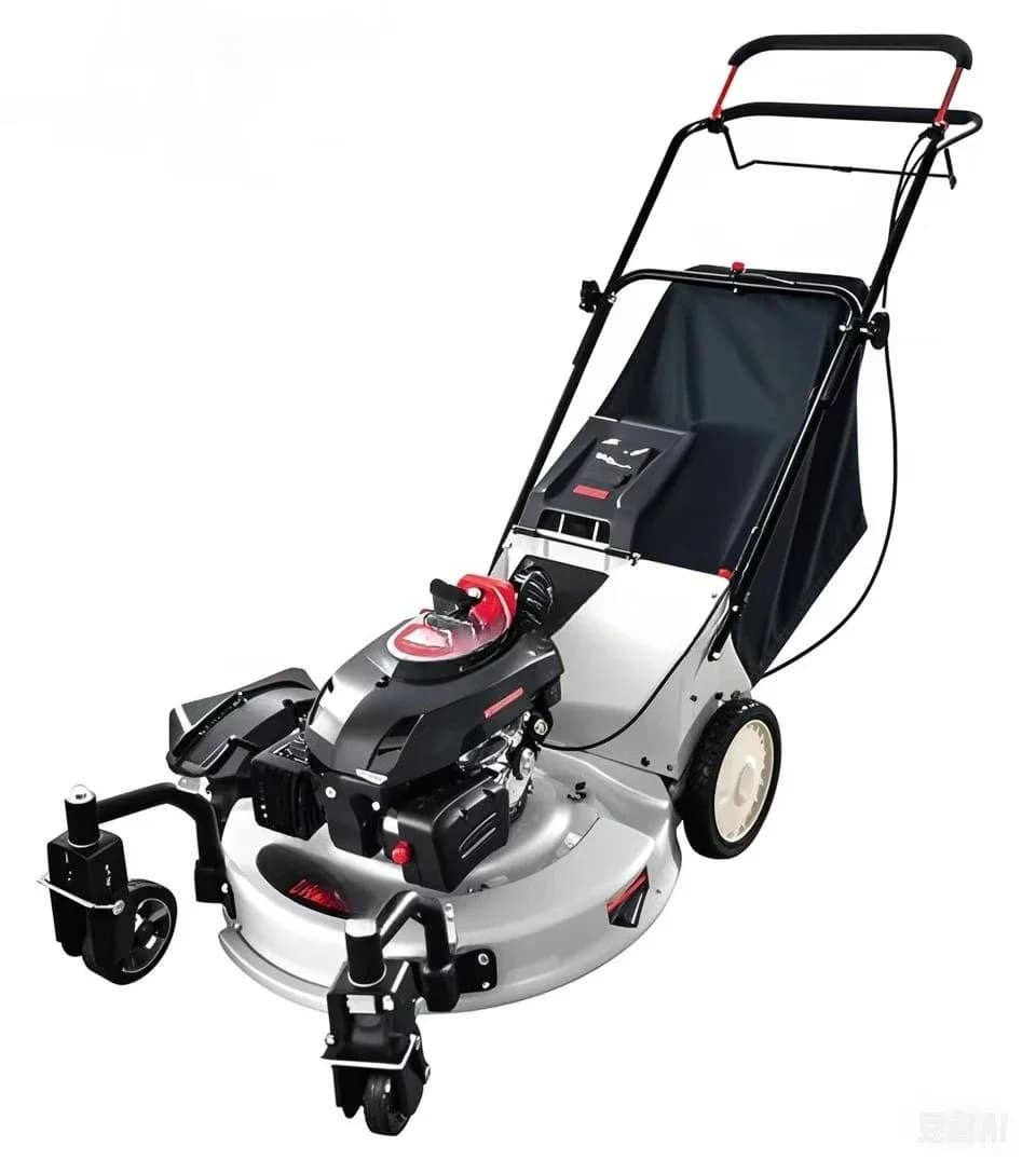 Self-propelled lawn mower Vertical engine with folding handle Walking backwards