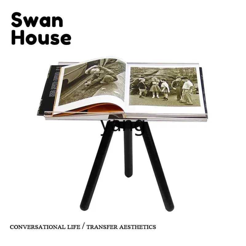 LMM Magazine Books Floor Display Stand Model Room B & B Hotel Sales Office Floor Display Stand