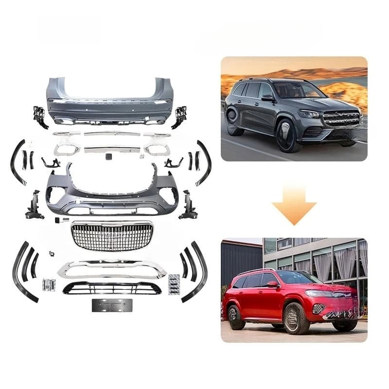 High Quality MBH Style Body Kit With Bumper Grill Fenders For GLS X167 2020-On Exterior Upgrade Tuning Parts