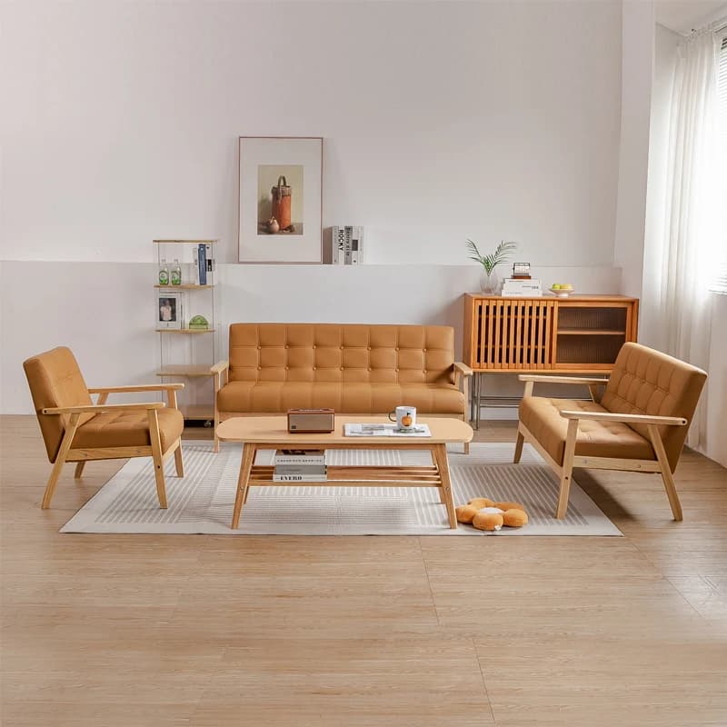 Loveseat Designer Living Room Sofas Oversized Nordic U Shaped Modular Living Room Sofas Soft Single Meuble Salon Furniture Home