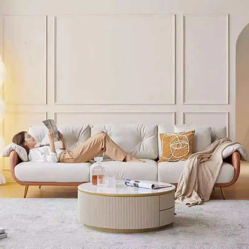 High Compressed Living Room Sofas Designer Modern Cheap Bubble Sofa Living Room Bean Corner Banken Woonkamer Furniture For Home