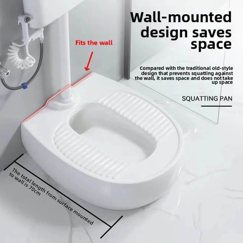 Dktop suace-mounted - toile pit- base-platform, deodorant squatting toilet