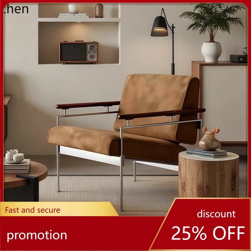 ZML Single Sofa Chair for Small and Large Apartments, Living Room Home Leisure Chair, Balcony Armchair