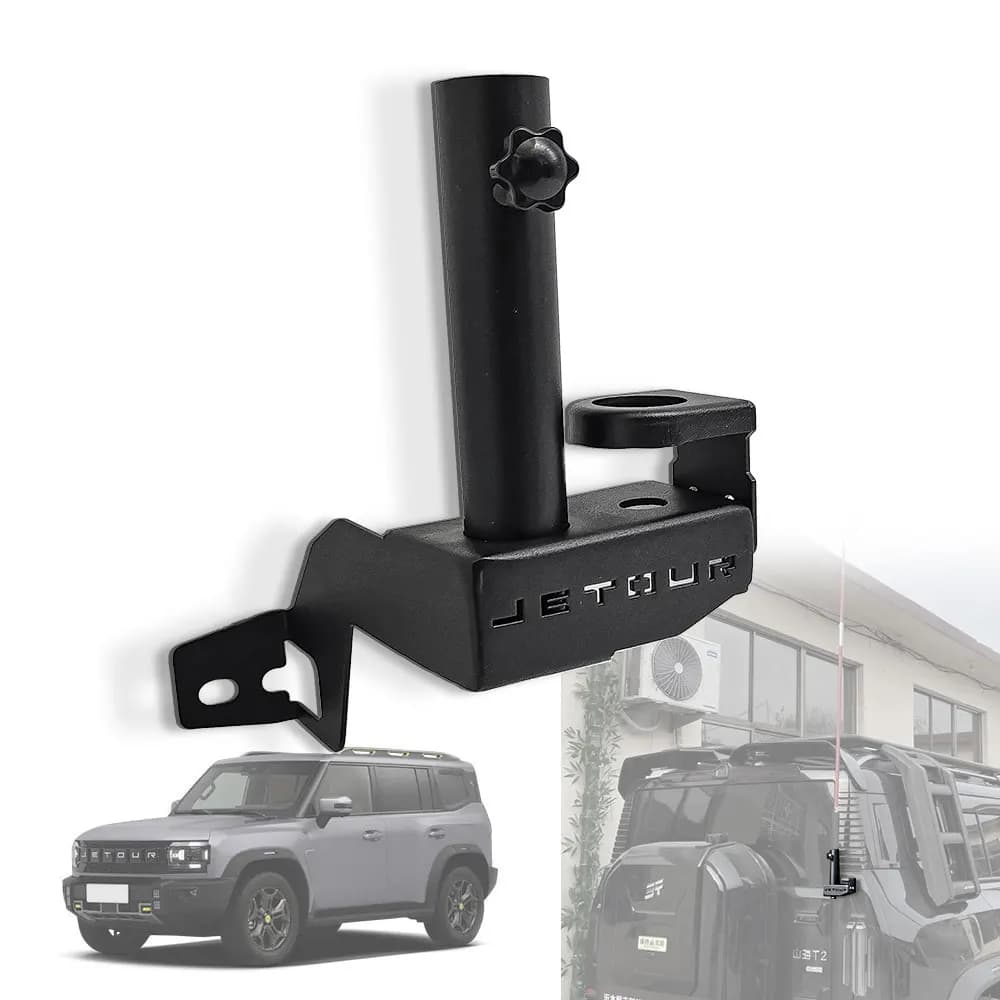 Tailgate Hinge Flagpole Holder Mounting Bracket Flag Pole Antenna Mount For Chery Jetour Traveller 2023 2024