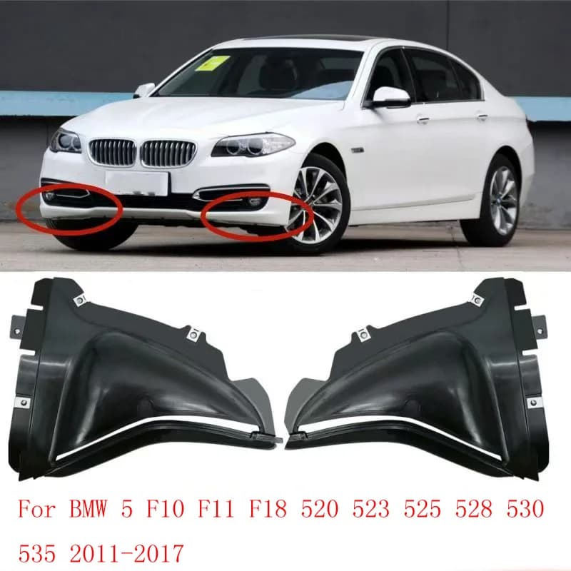 Front Bumper Triangle Mudguard For BMW 5 F10 F11 F18 520 523 525 528 530 535 2011-2017 OE:51757186517 51757186518