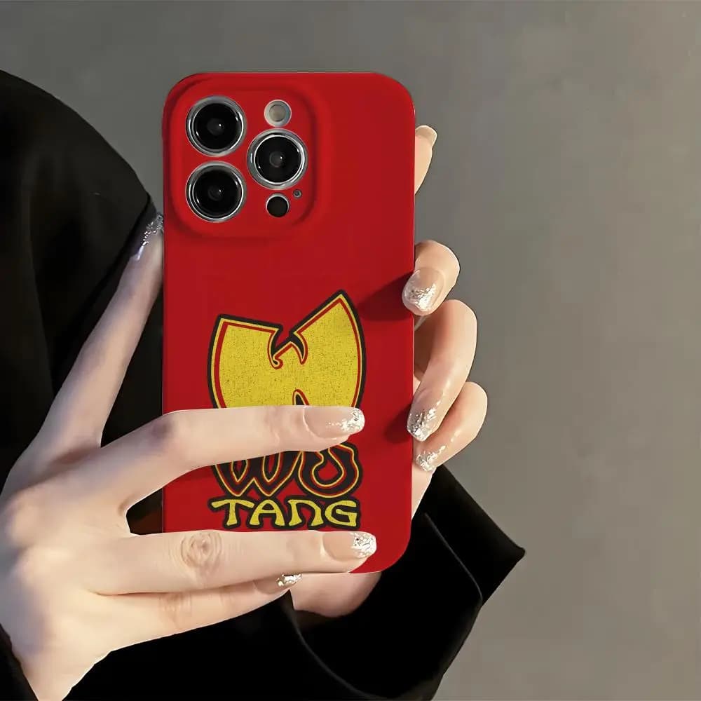 W-WU T-tangS  Phone Case Film Korean INS for iPhone 16 15 14 13 12 11 Pro Max Plus Luxury  Cover