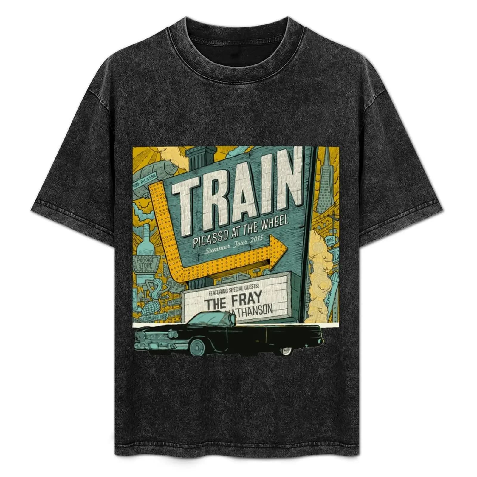 TRAIN SUMMER TOUR T-Shirt t shirts designer anime t shirts oversize anime tshirt man graphic t shirt T-Shirt