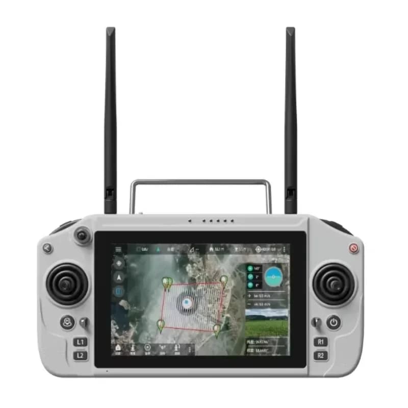 Remote control 7 inch high definition screen 2.4G 5.8G dual frequency 30km remote image transmission drone