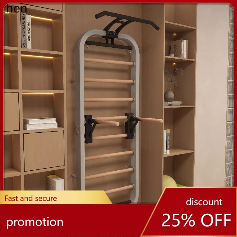 ZMLwooden frame Solid wood Indoor climbing Pull-up parallel bars TRX training Dance room Leg pressing pull