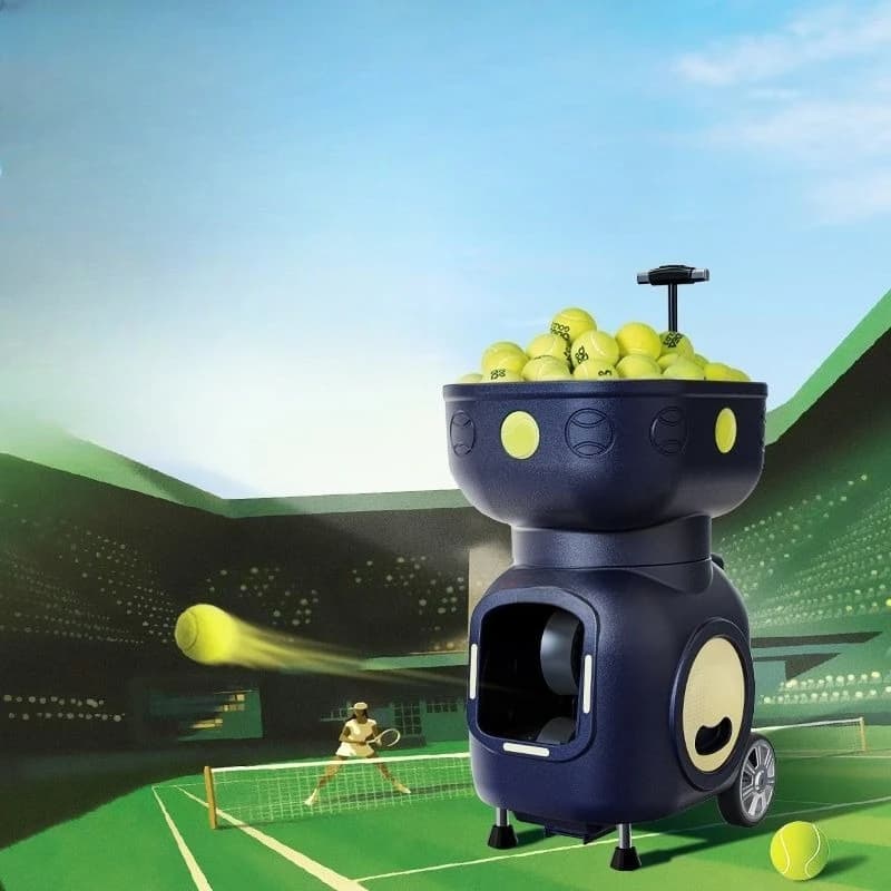 SS-T5 Professional Version Tennis Ball Serving Machine Automatic Trainer Equipment
