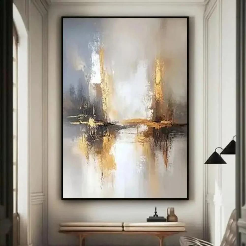 100% Handmade Oil Painting On Canvas Famous Paintings Paint Abstract Wall Art Vertical Panel Pictures Decor Living Room Entrance