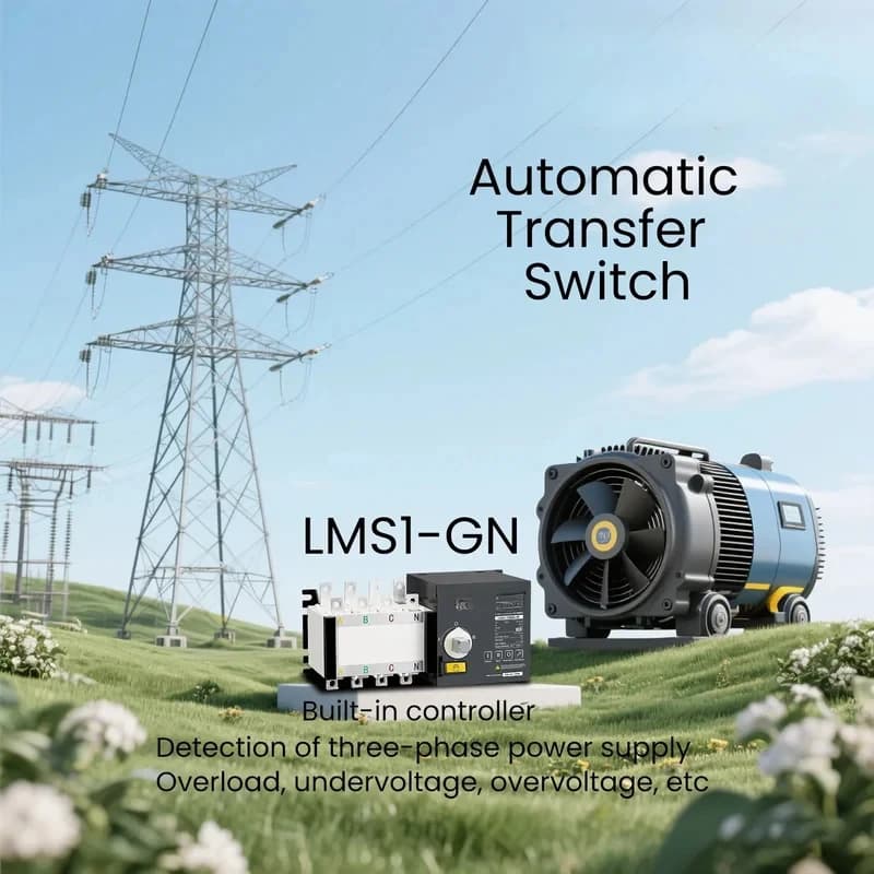 0A-00A Dual power conversion P/4p PC level automatic transfer switch RTS 0A 0A