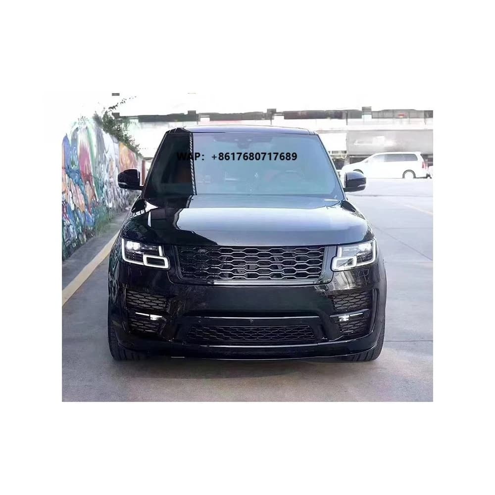 Hot Selling Front  Rear Bumper Grille Body Kit for 2018 Range Rover Vogue SVO Upgrade to 2021 Body Kit Car Parts