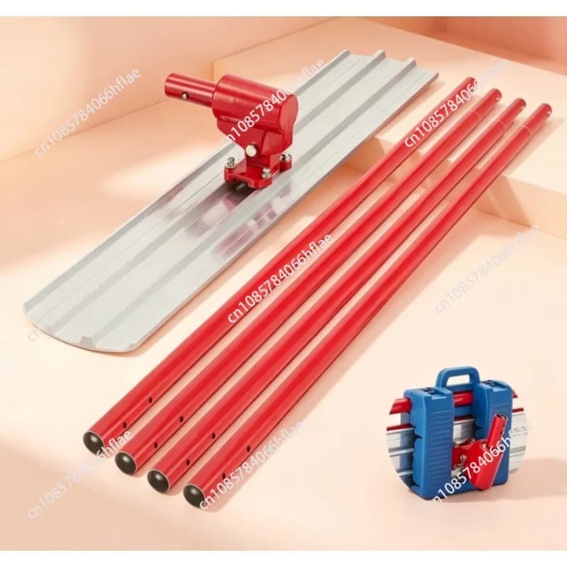 Magnesium Aluminum Concrete Bull Float Kit, Professional Cement Surface Finishing Trowel & Leveling Tool